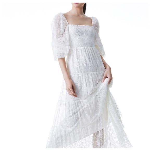 ALICE + OLIVIA Cooper Lace Maxi Dress - Picture 2 of 10